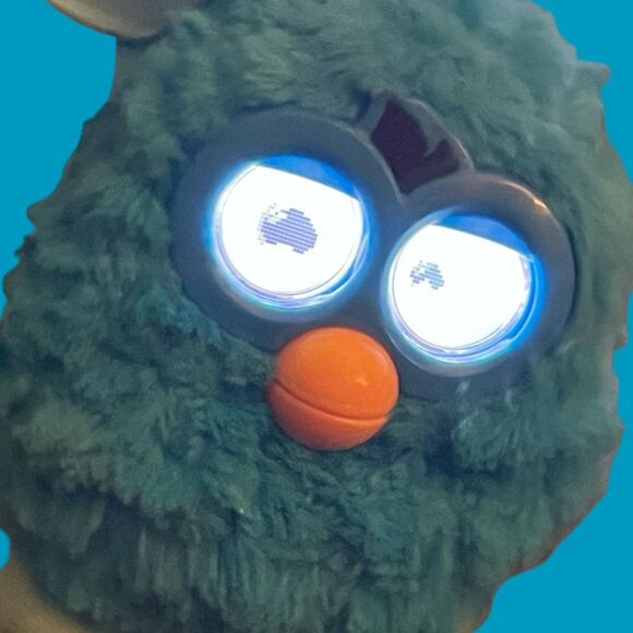 2012 Furby Boom Blue Teal Hasbro Interactive Talking Toy Tested & Working - Picture 7 of 13